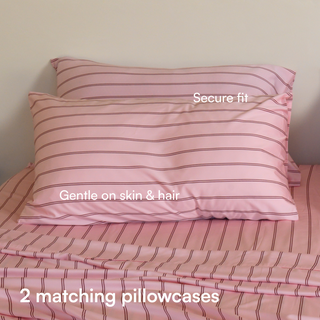 Fur-friendly Bamboo Sheet Set | Stripes