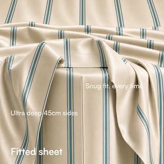Cooling Bamboo Sheet Set | Stripes