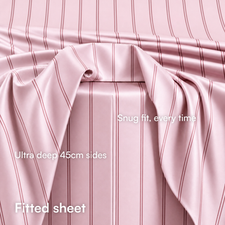 Fur-friendly Bamboo Sheet Set | Stripes