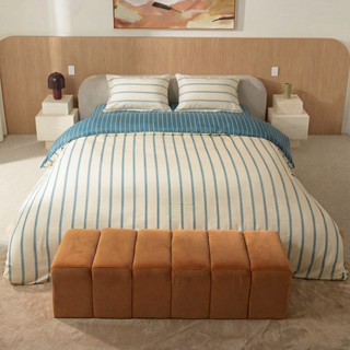 Cooling Bamboo Quilt Cover Set | Stripes