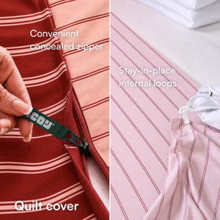Fur-friendly Bamboo Reversible Quilt Cover