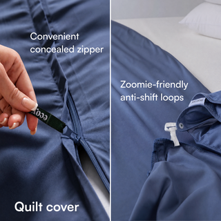 Fur-friendly Bamboo Quilt Cover Set