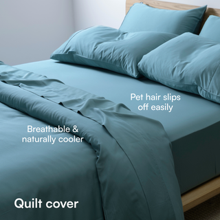 Fur-friendly Bamboo Quilt Cover Set