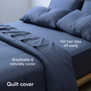 Fur-friendly Bamboo Quilt Cover Set