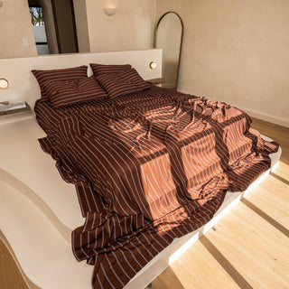 Cooling Bamboo Sheet Set | Stripes