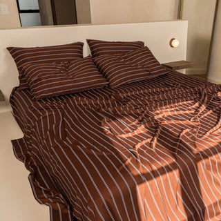 Cooling Bamboo Sheet Set | Stripes