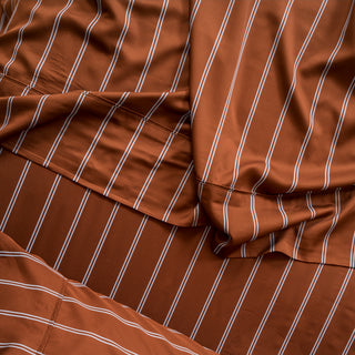Fur-friendly Bamboo Sheet Set | Stripes