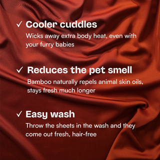 Fur-friendly Bamboo Sheet Set