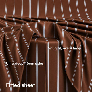 Cooling Bamboo Sheet Set | Stripes
