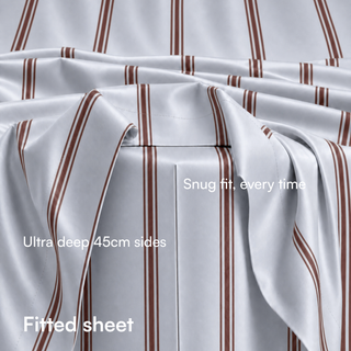 Cooling Bamboo Sheet Set | Stripes