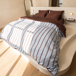 Cooling Bamboo Quilt Cover Set | Stripes