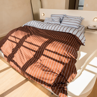 Cooling Bamboo Quilt Cover Set | Stripes