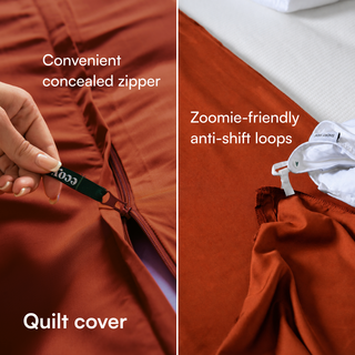 Fur-friendly Bamboo Quilt Cover Set