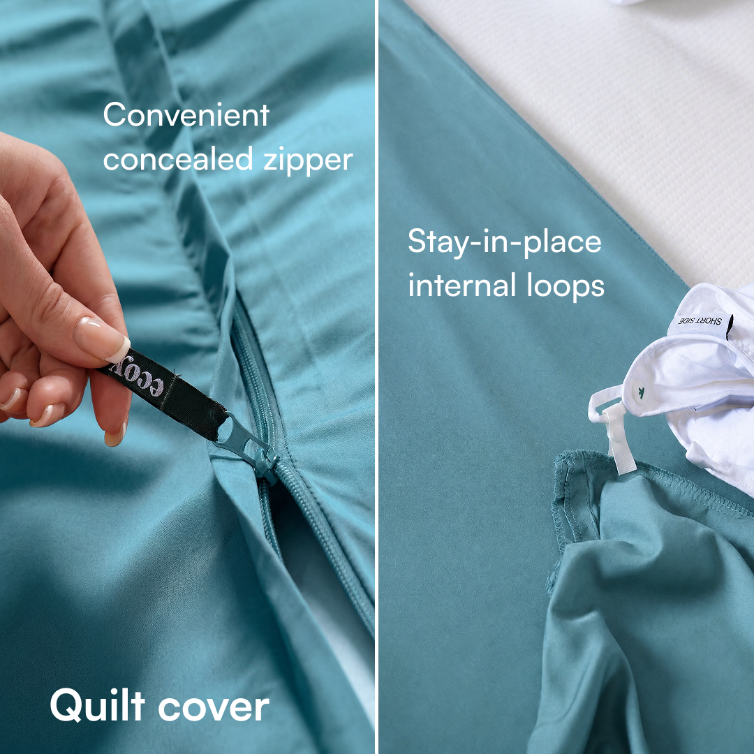 Cooling Bamboo Quilt Cover Set