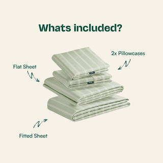 Cooling Bamboo Sheet Set | Stripes