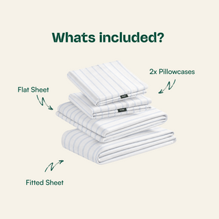 Cooling Bamboo Sheet Set | Stripes