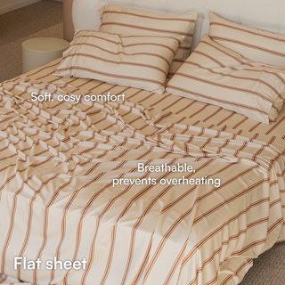 Cooling Bamboo Sheet Set | Stripes