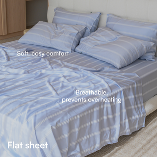 Cooling Bamboo Sheet Set | Stripes