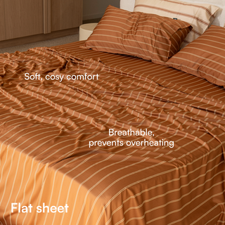 Cooling Bamboo Sheet Set | Stripes