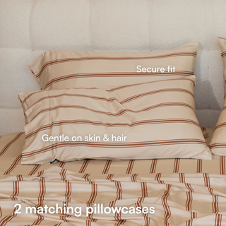 Cooling Bamboo Sheet Set | Stripes