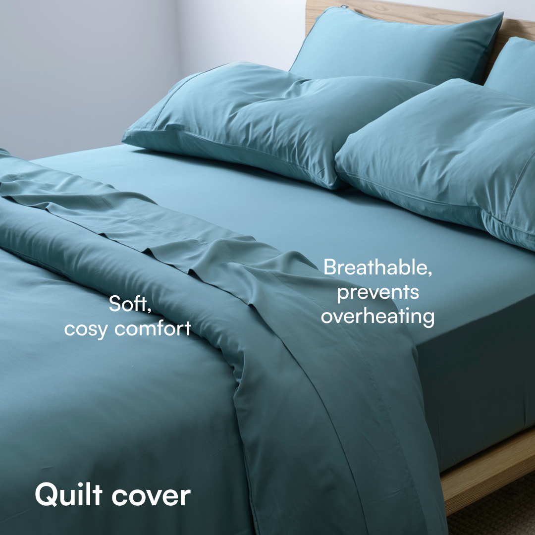 Cooling Bamboo Quilt Cover Set