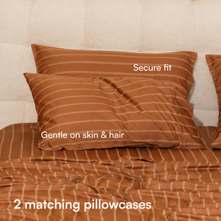 Cooling Bamboo Sheet Set | Stripes