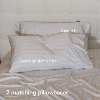 Cooling Bamboo Quilt Cover Set | Stripes