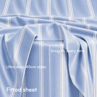 Cooling Bamboo Sheet Set | Stripes