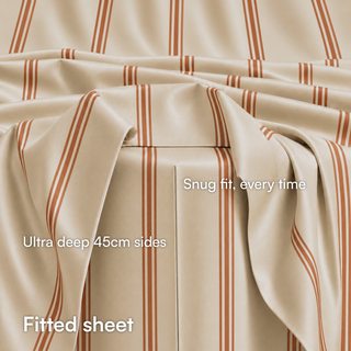 Cooling Bamboo Sheet Set | Stripes