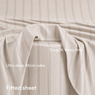 Cooling Bamboo Sheet Set | Stripes