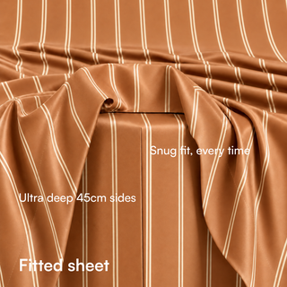 Cooling Bamboo Sheet Set | Stripes