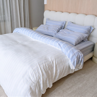 Cooling Bamboo Quilt Cover Set | Stripes