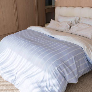 Cooling Bamboo Quilt Cover Set | Stripes