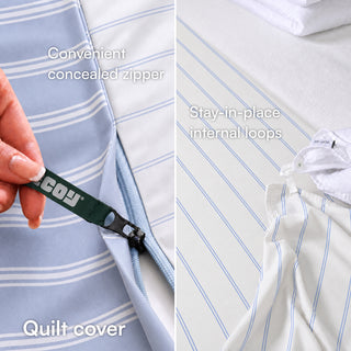 Fur-friendly Bamboo Reversible Quilt Cover