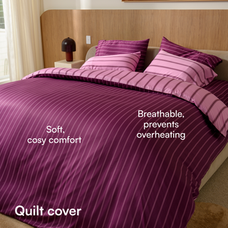 Cooling Bamboo Reversible Quilt Cover