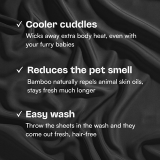 Fur-friendly Bamboo Sheet Set