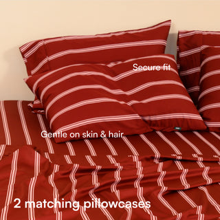 Cooling Bamboo Quilt Cover Set | Stripes