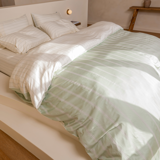 Cooling Bamboo Quilt Cover Set | Stripes