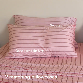 Cooling Bamboo Quilt Cover Set | Stripes