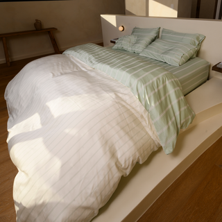 Cooling Bamboo Quilt Cover Set | Stripes