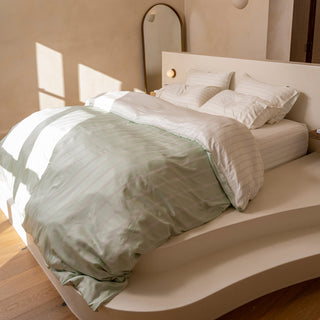 Cooling Bamboo Quilt Cover Set | Stripes