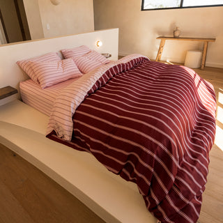 Cooling Bamboo Quilt Cover Set | Stripes