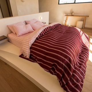 Cooling Bamboo Quilt Cover Set | Stripes