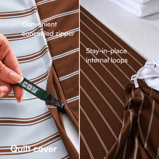 Cooling Bamboo Reversible Quilt Cover
