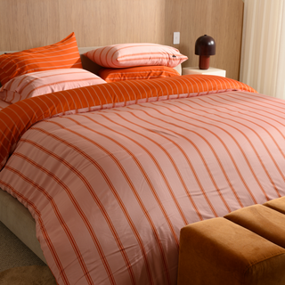 Cooling Bamboo Quilt Cover Set | Stripes