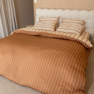 Fur-friendly Bamboo Quilt Cover Set | Stripes