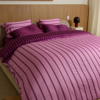 Cooling Bamboo Quilt Cover Set | Stripes