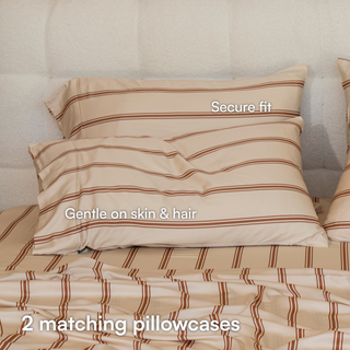 Cooling Bamboo Quilt Cover Set | Stripes