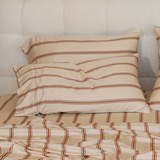 Cooling Bamboo Pillowcase Set | Stripes