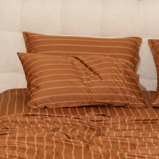 Cooling Bamboo Pillowcase Set | Stripes